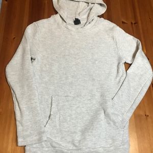 White Art Class Sweater w/ Hood. Size Youth Large.